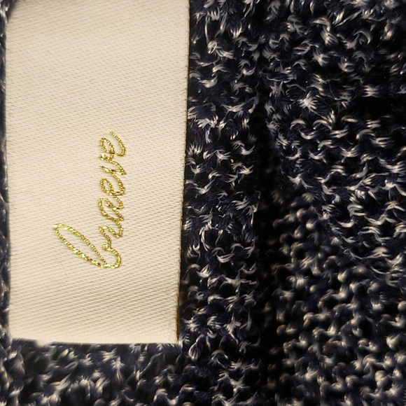 Anthropology Braeve open weave knit sweater open keyhole back - Picture 7 of 8